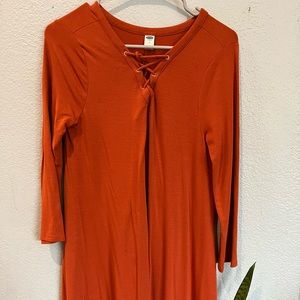 Orange dress